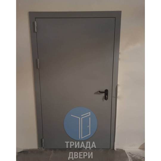 стальная тамбурная дверь с двусторонним окрасом нитроэмаль - фото 1