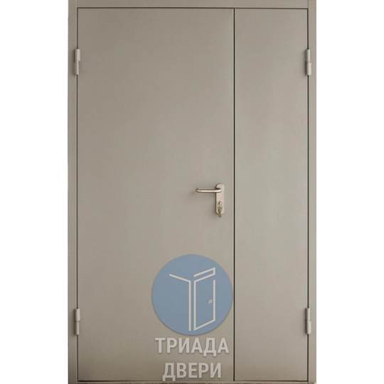 тамбурная металлическая дверь с двусторонним окрасом нитроэмаль