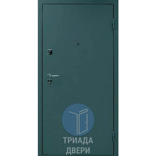 нитроэмалевая стальная дверь с двумя петлями на подшипнике