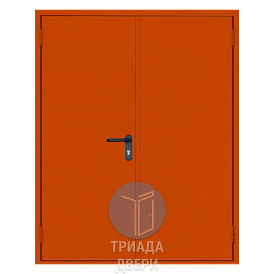 дверь тамбурная из стали с двусторонним окрасом нитроэмаль