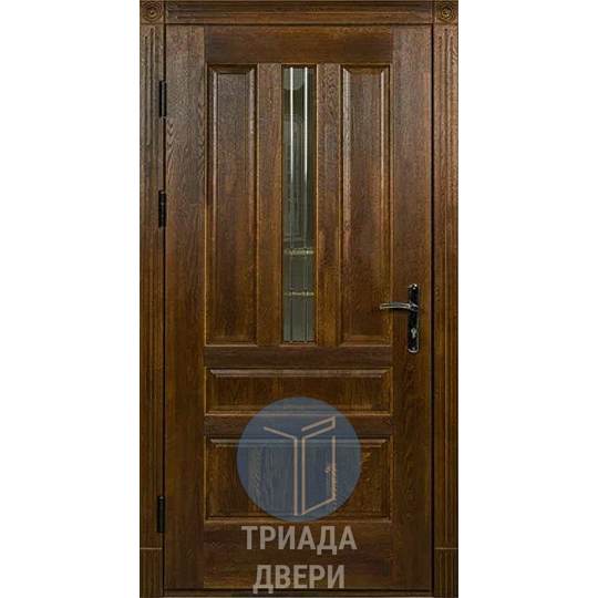 наружная трехконтурная дверь