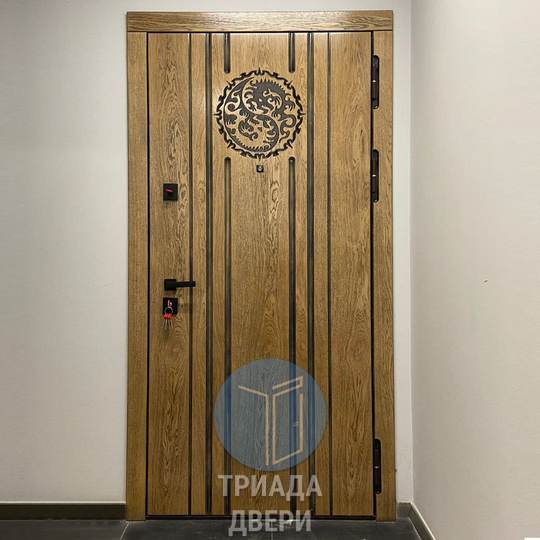 входная стальная дверь элитного класса в квартиру - фото 1