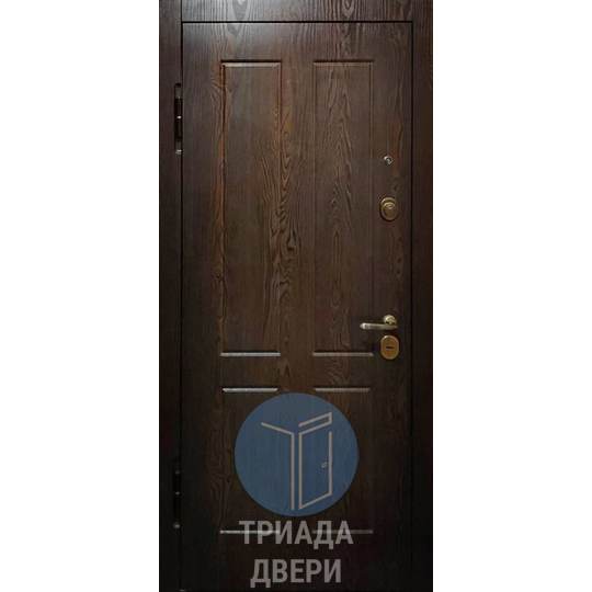 недорогая одностворчатая дверь мдф из стали с тремя петлями для дачи