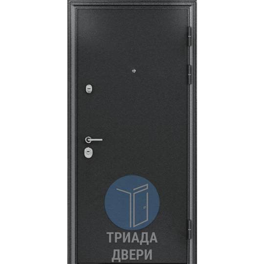 одностворчатая дверь с порошковым напылением и раздельной ручкой