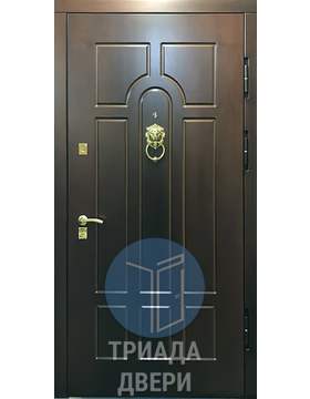 стальная элитная дверь с отделкой мдф