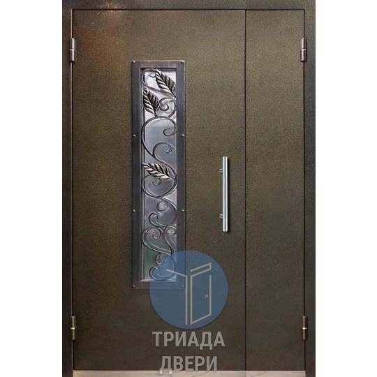 тамбурная стальная дверь с внешним порошковым окрасом