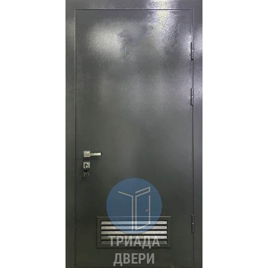 металлическая противопожарная дверь с вентиляцией