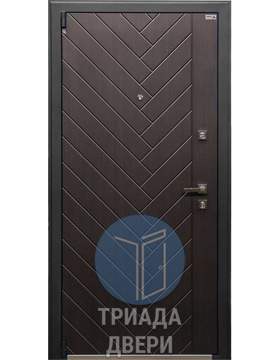 трехконтурная дверь на дачу с мдф