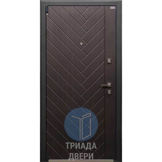трехконтурная дверь на дачу с мдф