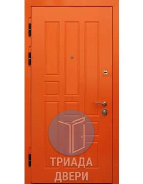 наружная трехконтурная дверь с мдф