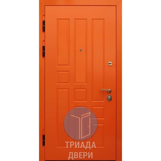 наружная трехконтурная дверь с мдф