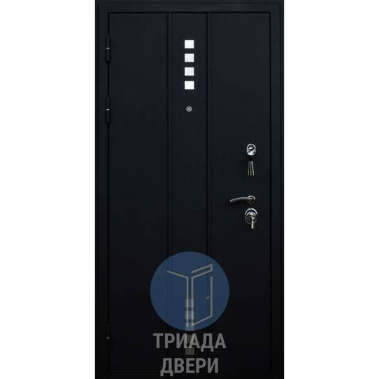 одностворчатая наружная дверь с трехконтурным уплотнителем