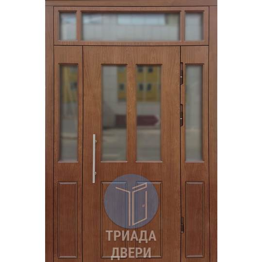 уличная дверь с отделкой мдф