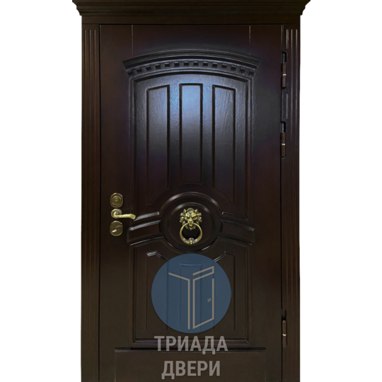 стальная дверь с отделкой мдф для каркасного коттеджа