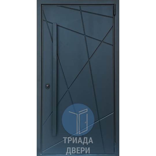 наружная стальная дверь с отделкой мдф для загородного дома