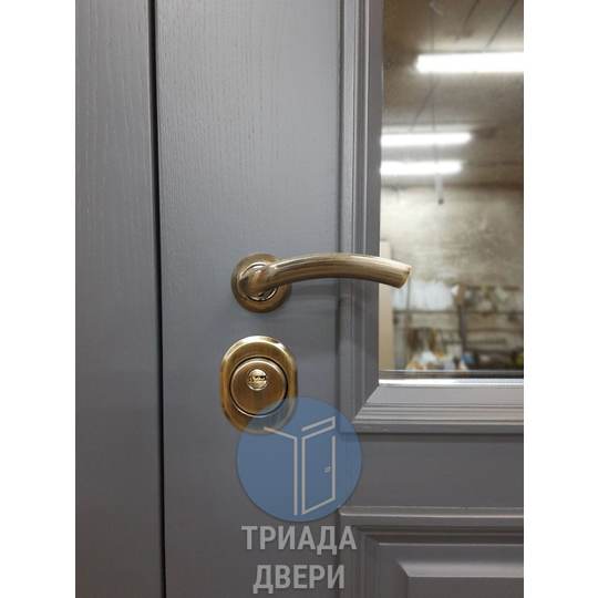 трехконтурная стальная дверь мдф в коттедж - фото 2