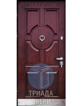 уличная дверь с трехконтурным уплотнителем и мдф отделкой