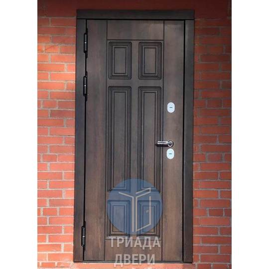 одностворчатая трехконтурная дверь на дачу - фото 1