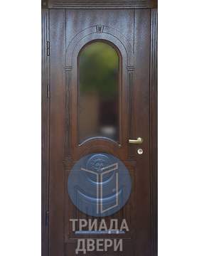 стальная утепленная дверь с отделкой мдф в дом