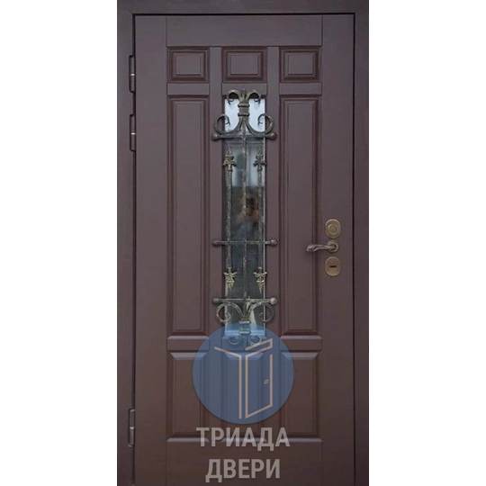 одностворчатая металлическая дверь с терморазрывом на дачу