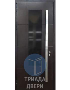 техническая металлическая дверь со стеклом